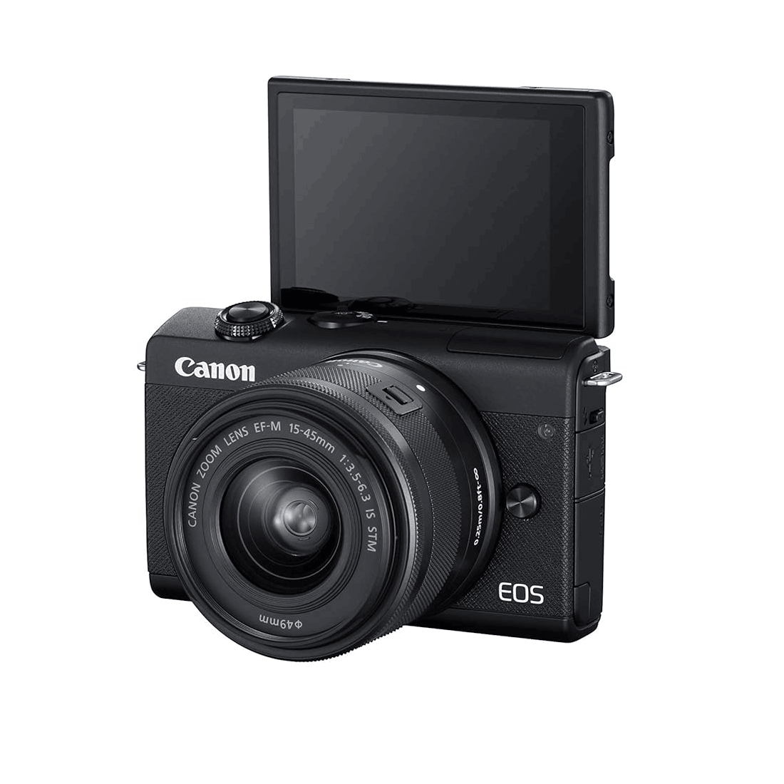 Used Canon EOS M200 Mirrorless Camera, EF-M 15-45mm f/3.5-6.3 is STM Lens with 16 GB Memory Card - cambuy-lives Used Canon EOS M200 Mirrorless Camera, EF-M 15-45mm f/3.5-6.3 is STM Lens with 16 GB Memory Card - cambuy-lives